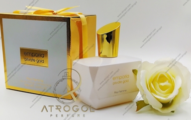 تصویر ادکلن زنانه فراگرنس مدل امپوریا پرایوت گلد Fragrance Emporia private gold Eau De Parfum